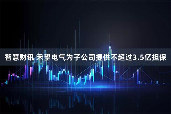智慧财讯 禾望电气为子公司提供不超过3.5亿担保